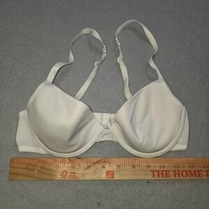 SO Intimates Bra 34B White T-Shirt Underwire Lightly Lined Convertible
